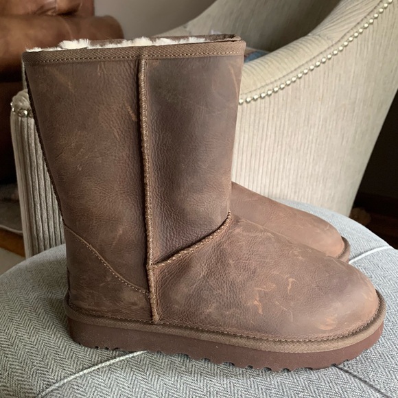 UGG Classic Short Leather - Picture 1 of 6